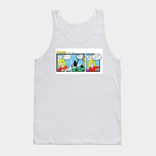 Ed Banger FUNNY CARTOON ART. Tank Top